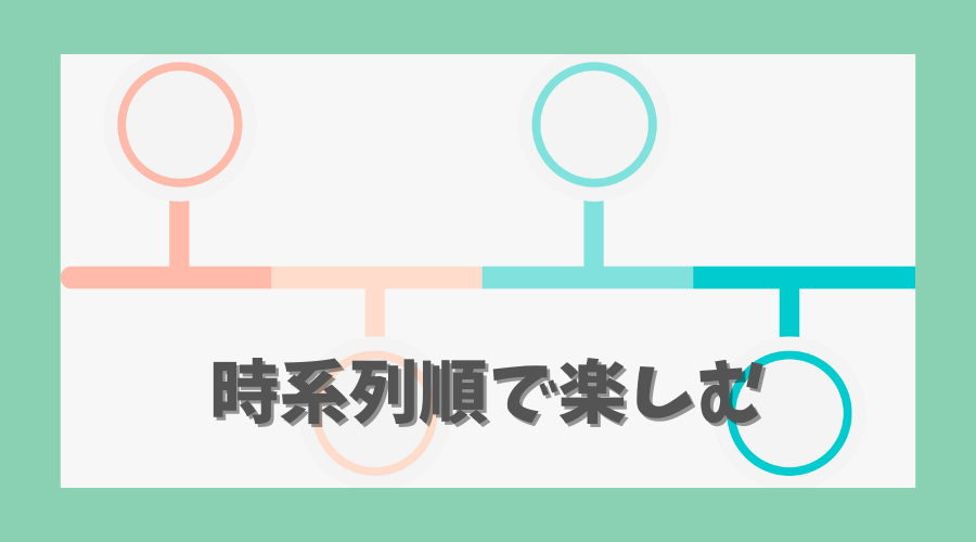 時系列順で楽しむ魅力を紹介