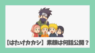 【はたけカカシ】素顔は何話で公開？アニメと漫画の違いや描写を解説